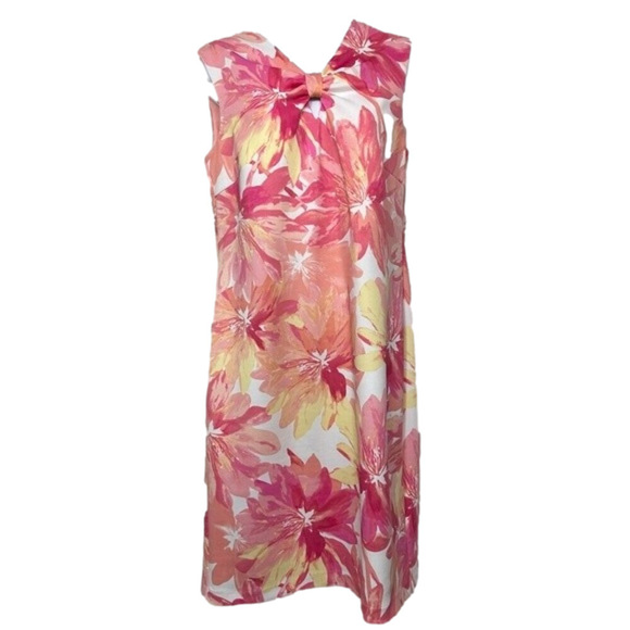 Shelby & Palmer Floral Print Multi-Colored Dress Size 10 - Picture 7 of 16